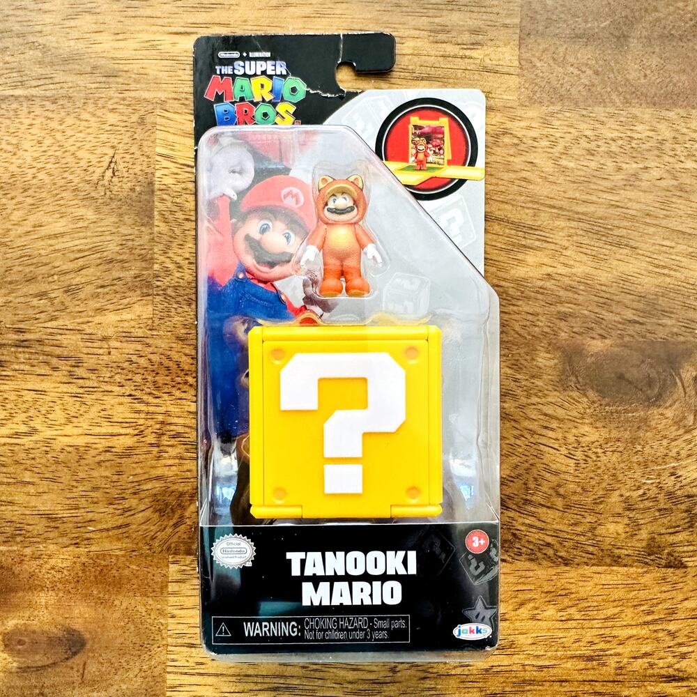 Super Mario Bros Movie 3PK Mini Figures Toys General Koopa Cat Mario Tanooki - Picture 8 of 13